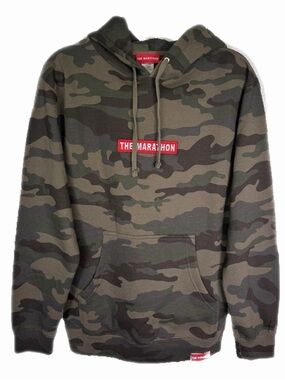 The Marathon Clothing Mens Army Camo Hoodie NWT Size 3XL Nipsey Hussle